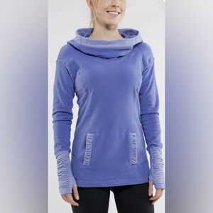 Lululemon Apres Run Pullover Purplish Blue EUC
